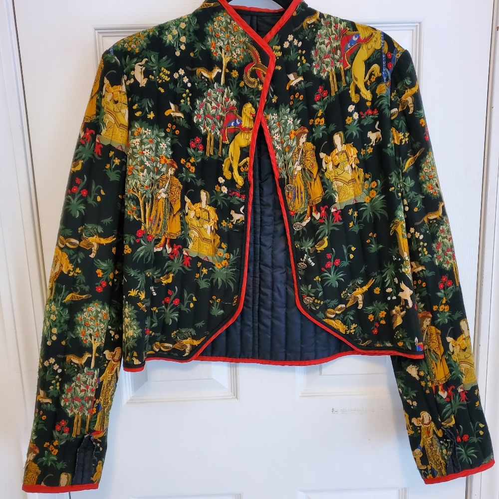 Beautifully Quilted scenic jacket